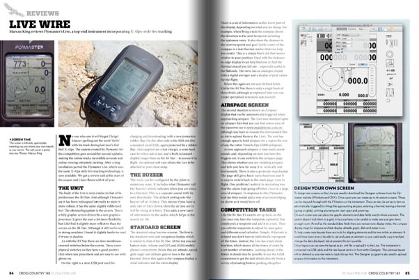 Technology review ... The Flymaster Live Technology review ... The Flymaster Live