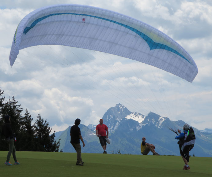 Launching the new Boomerang X-Alps. Photo: Ed Ewing