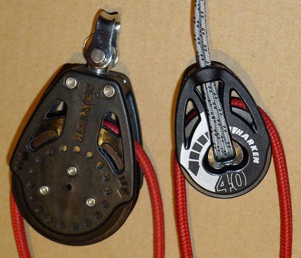 Harken T2 ratchamatic pulleys