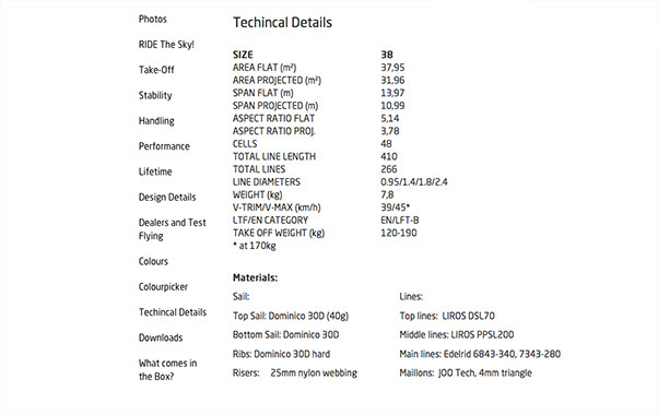 AirDesign Ride 2 specs