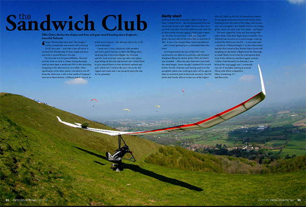 Flying the Malverns