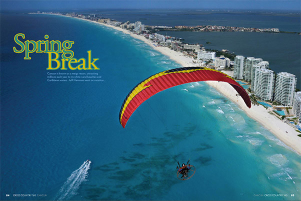 Paramotoring in Cancun