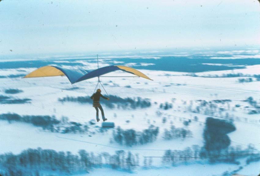 Stewart Midwinter's first flights