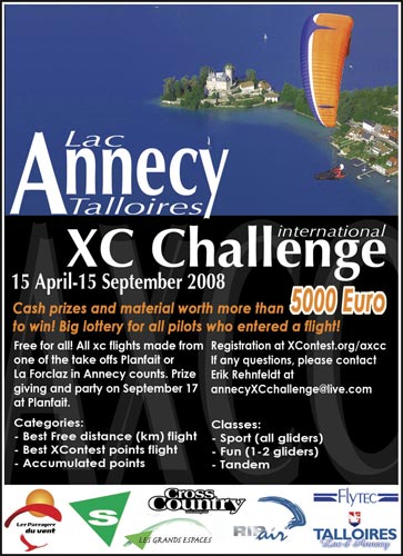 Annecy XC Challenge Poster