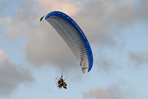 Dudek's Plus intermediate paraglider is also suitable for paramotor use