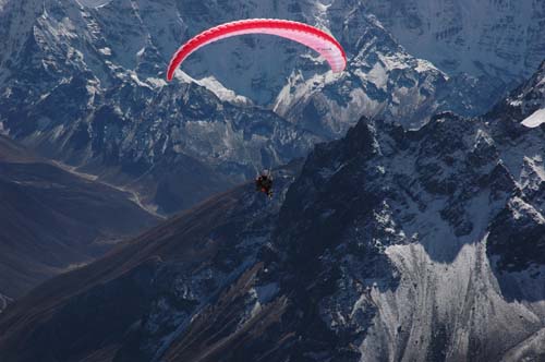 ozone UL09 ultra lightweight intermediate mountain paraglider