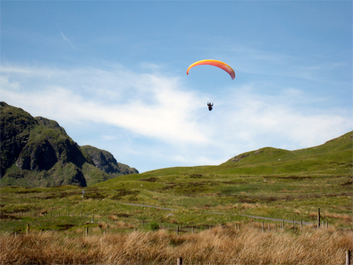 British paraglider pilot Steve Nash is organising another X-Scotia hike-and-fly event for 2009