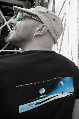 Gradient T-shirt with Felix Woelk design, Summer 2009