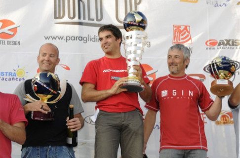 Russ, Charles and Luca on the Superfinal 2009 podium. Photo: Martin Scheel