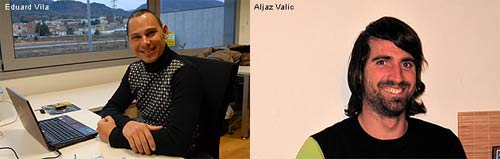 Eduard Vila and Aljaz Valic
