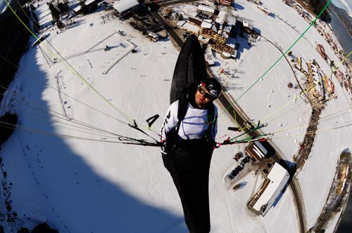 Airwave Laminar Controls paraglider steering system