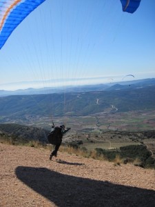 Ager in Spain is the site of the International Women's Paragliding Open 2010