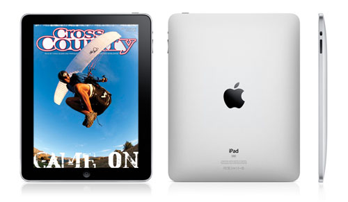 Paragliding and hang gliding on the iPad - get Cross Country magazine through the Zinio magazine app