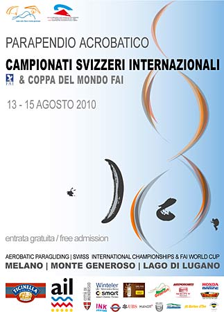 Acro Paragliding World Cup Switzerland poster