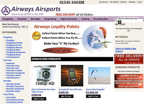 Airways Airports online shop