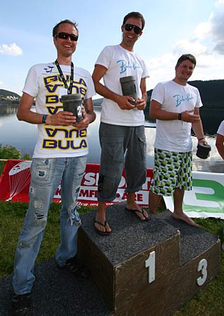 Downteam Challenge 2010 Norwegian podium. Photo: Fred Gustafsson