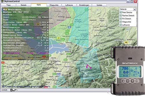 PC software for the Control vario/GPS | Cross Country Magazine – the Core since 1988