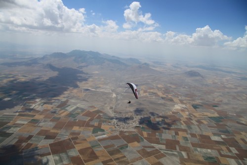 Paragliding from Karaman in Turkey
