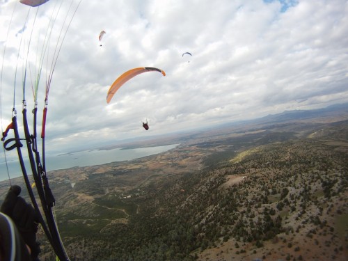 Paragliding at Lake Beyşehir Turkey. Photo: David Humphrey