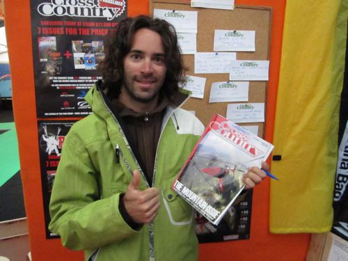 Antoine Boisellier poses with the latest issue of XCmag – it's him on the cover