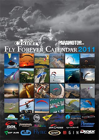Cross Country and Paramotor magazines' Fly Forever Calendar 2011