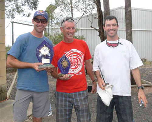 The Gulgong Classic 2010 winners. L-R: Jonny Durand, Steve Blenkinsop, Scott Barett. Photo: the Oz Report