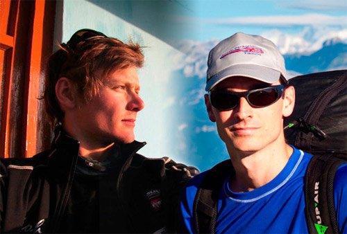 Austria's Paul Guschlbauer and Britain's Jon Chambers. Photo: Red Bull