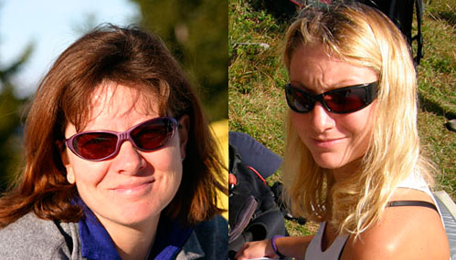 Nina Renate-Brummer and Nicole Fedele. Between them they are dominating the female world paragliding records table. 