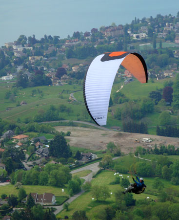 Sky's new competition paraglider, the Eris 4