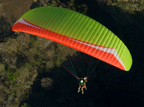 Gin's Safari tandem paraglider has now been certified EN B