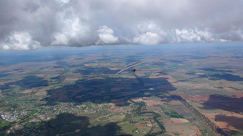 World class hang gliding in Forbes, Australia