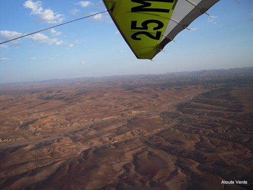 Hang gliding in southern Morocco