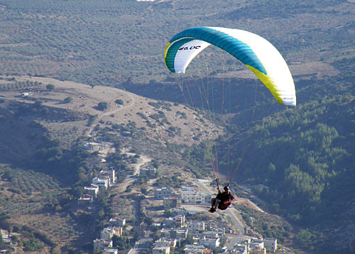 Apco's new three-line EN B paraglider, the Vista II SP