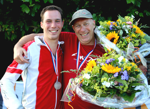 Dutch masters ... Chavert and Hans ter Maat, father and son paragliding champions