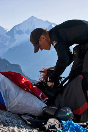 Advances in paragliding technology mean that athletes in the 2011 edition of the Red Bull X-Alps can condense all of their kit into a seven kilogram package