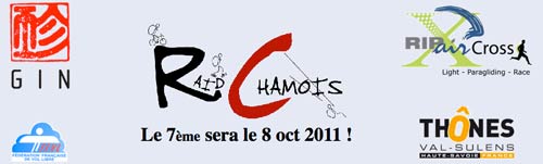 The Raid Chamois 2011 takes place on 8 October