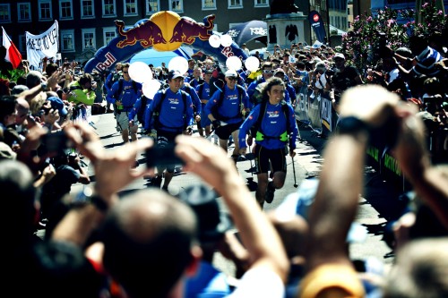Red Bull X-Alps 2011 - Go! Go! Go! The race begins... Photo: Red Bull