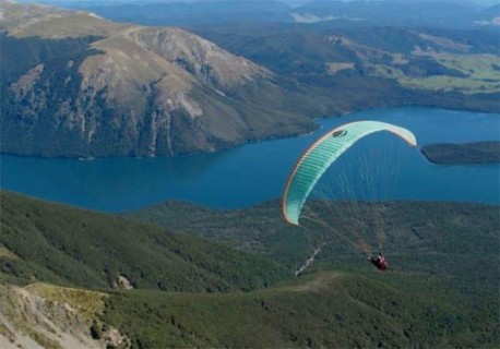Paragliding in Nelson, New Zealand