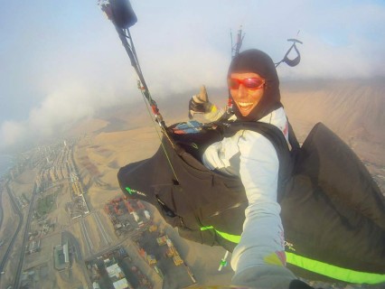 Pal Takats has been making some long flights in Chile. On 5 December he broke 300km, and looks very happy about it!