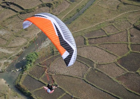 Dudek's new EN B paraglider, the Optic