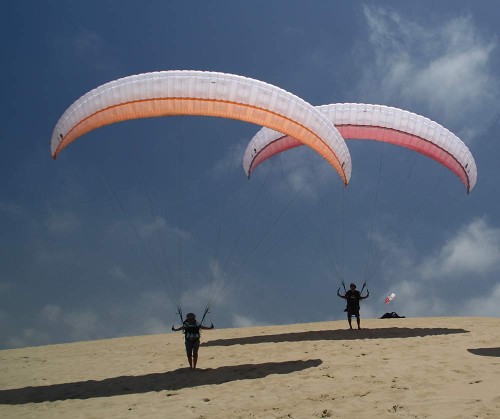 UP's new basic intermediate paraglider for 2012, the Makalu 3