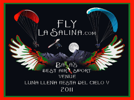 Fly La Salina moonlight fly-in poster