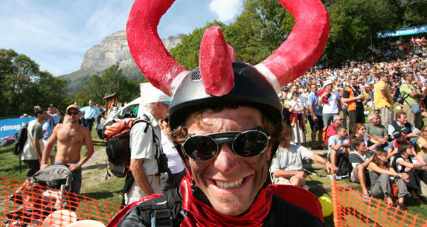 Joining in, at the Coupe Icare. Photo: Ed Ewing