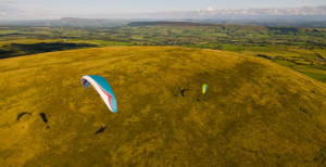 Have glider will travel... a week long road trip through England's rolling hills. Photo: Jerome Maupoint