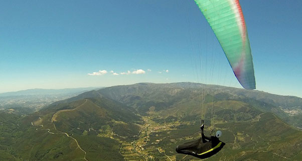 Flying in the southern French Alps. Photo: Bruce Goldsmith