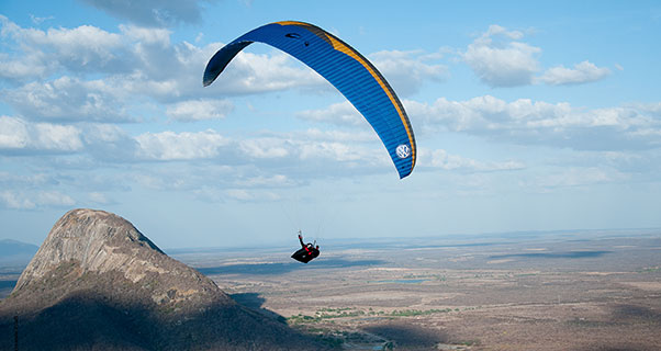 Paragliding in Quixada, Brazil