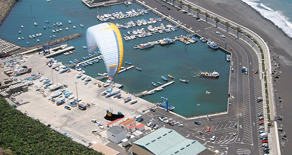 Above Puerto Naos. Photo: Fredrik Gustafsson