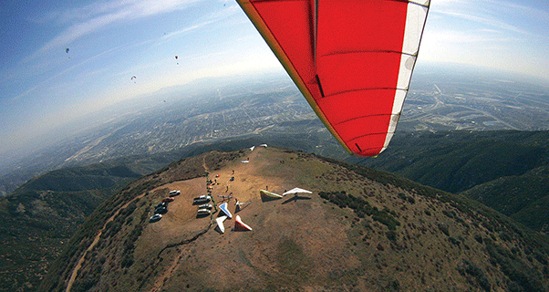 The site overlooks the Los Angeles basin, home to 20 million people. Photos: Jonathan Dietch