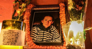 The candlelit memorial service for Premek in Nepal. Photo: Stan Radzikowski / Facebook