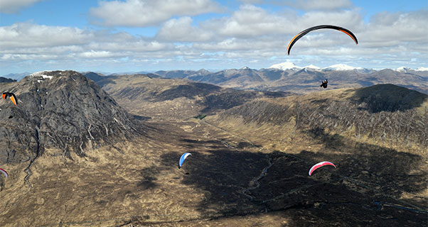 Paragliding in Glen Coe